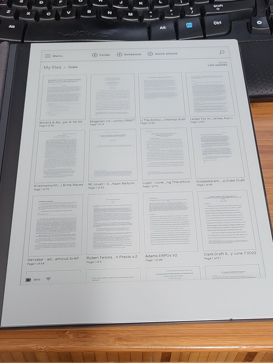 davidyamane's tweet photo. Got the @remarkablepaper loaded up & some papers printed out for quick turnaround from Bellah book review to @DukeFirearmsLaw workshop Friday. Not presenting but appreciate the opportunity to wish the legend @JacobDCharles farewell in person.
#gunlaw #duke #guns #2A #jakecharles https://t.co/gqIT1AQlKR