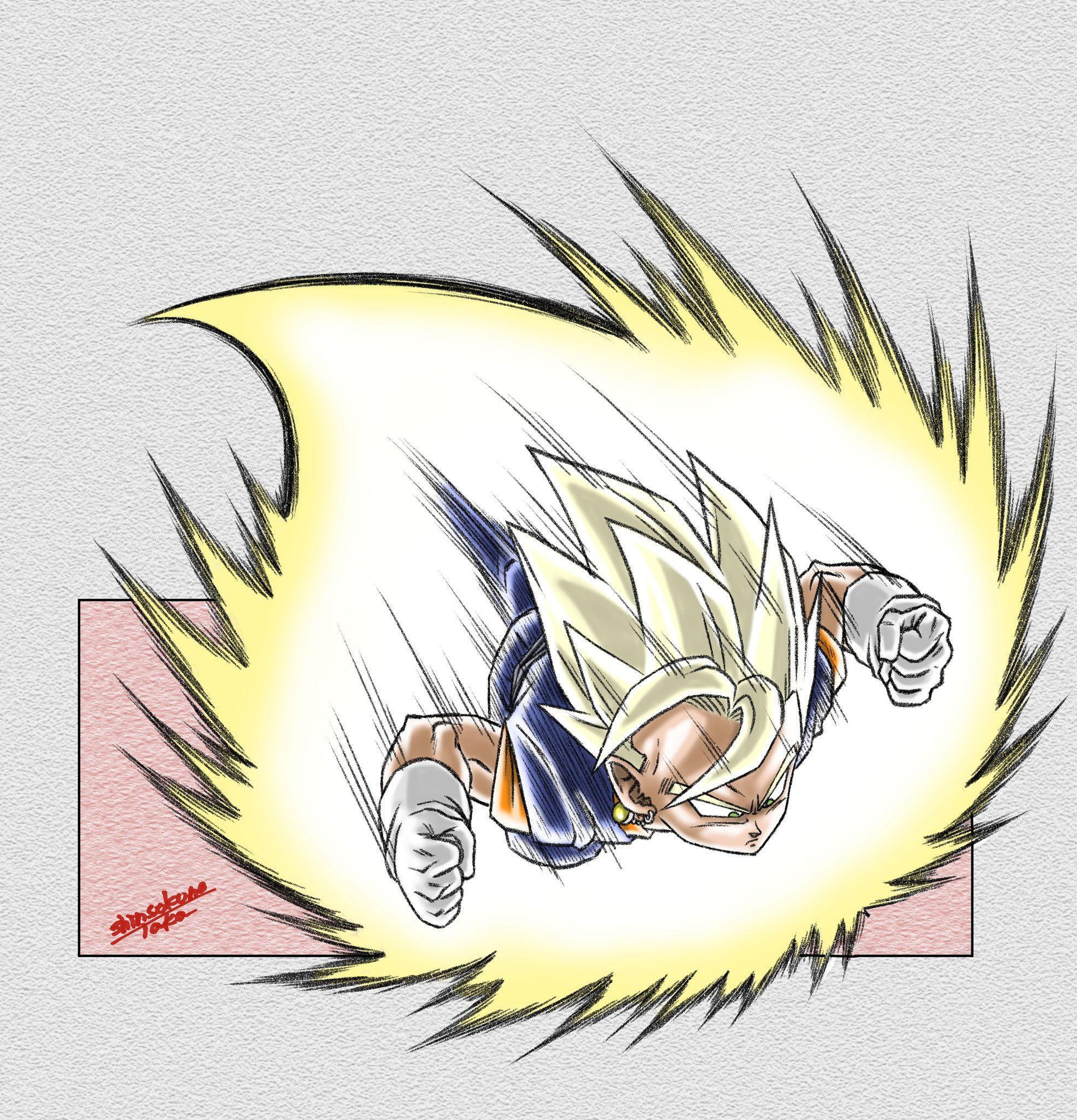 激レア】ドラゴンボールZ 孫悟空 セル画 アートシート 鳥山明