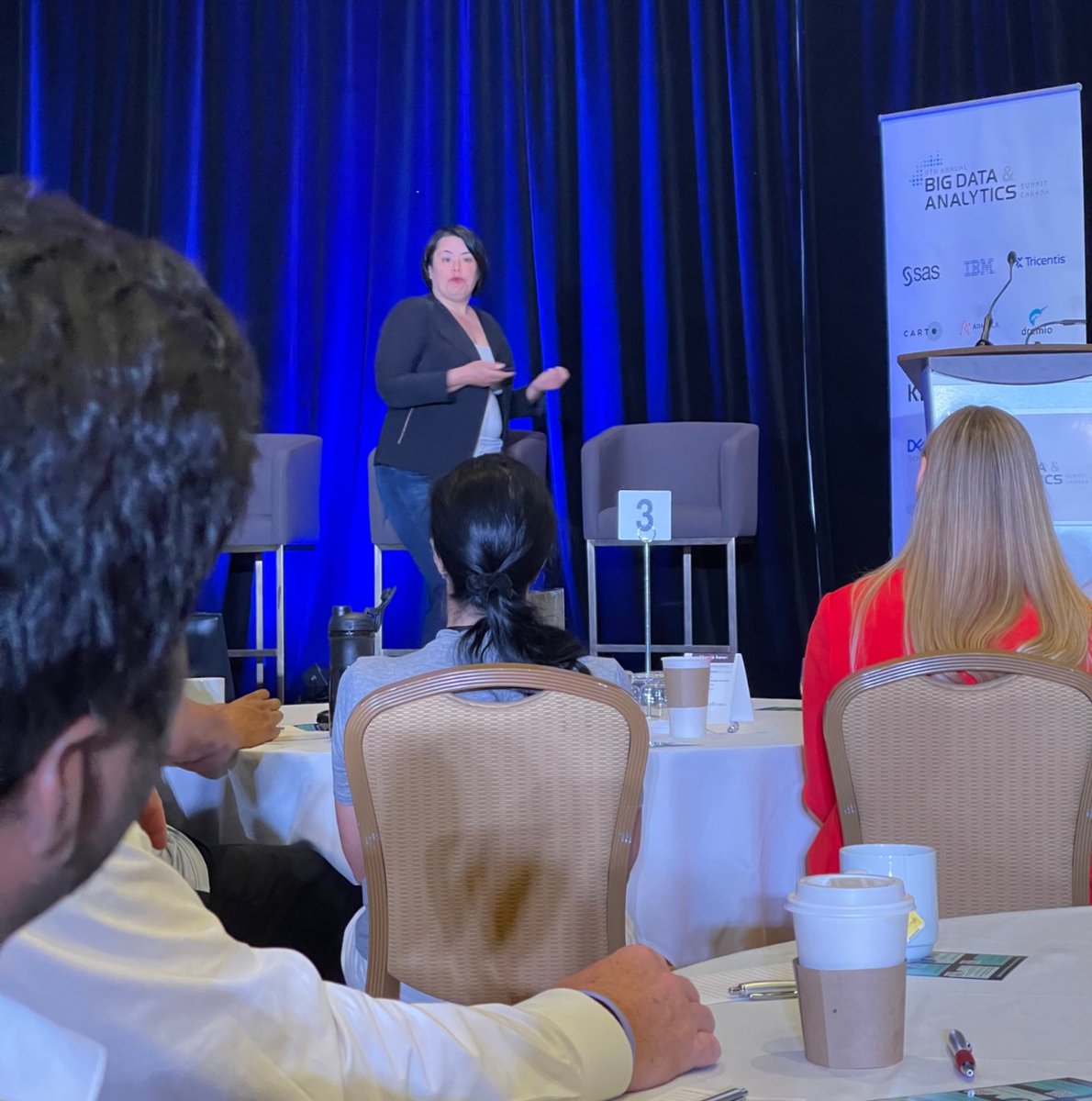 SASCanada's tweet photo. SAS is the Platinum Level Sponsor of the Big Data & Analytics Summit. Today, SAS Strategic Advisor, Kimberly Nevala was on site to discuss how #AI capabilities have evolved and what we can expect moving forward!
https://t.co/CP4R58rEwa
#DataAnaytics
#DigitalTransformation https://t.co/d0uuPnqbj1
