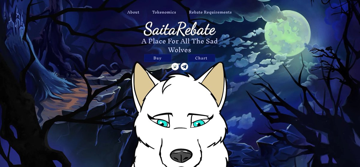 Shout-out to @SHIBNOBI_KANG and @RebateSaita. Clean looking website was launched today. 

Another Rebate Drawing later tonight

SaitaRebateToken.com

$SRE #SRE #SaitaRebate #SadWolves #SadWolf #ETHEREUM #UNISWAP #ALTCOIN #NFT #DEFI #CRYPTO #Saitama 
t.me/SaitaRebate_En…