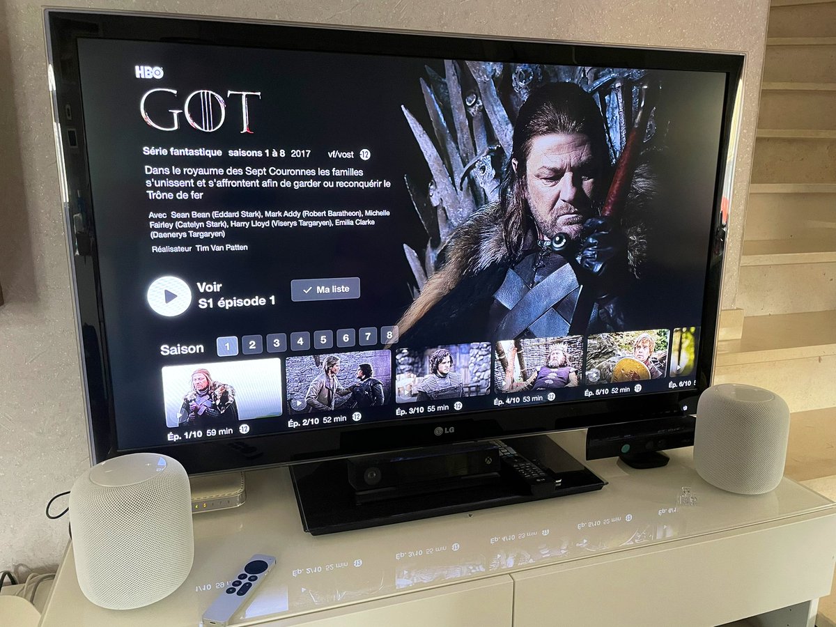 Neldion's tweet photo. Ohhh whaaaaat ! La nouvelle interface d’@OCSTV sur #AppleTV elle déboite !!! 

Une mise à jour qui fait vraiment du bien. Bravo le résultat est top 👍.

Ready pour #HouseoftheDragon !
@Mac4ever @MacGeneration @AppleTV https://t.co/0eAkLaG8hV