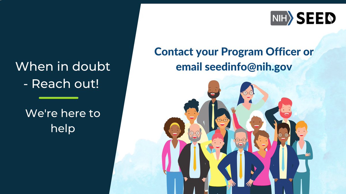 Thinking about resubmitting an application for #SBIR #STTR funding but aren’t sure? Contact your NIH Program Official named at the top of your Summary Statement to help determine your next step. ow.ly/JGrK50IKcGj