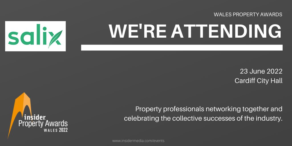 SalixFinance's tweet photo. ⭐ @SalixFinance are delighted to have been shortlisted for the Sustainability Award at tomorrow's Wales Property Awards with @insiderwales 🏆

Good luck to all who have been shortlisted and we'll see you there ✨

#WPA22 #Wales #Property #Awards https://t.co/p4ptsqRgY3