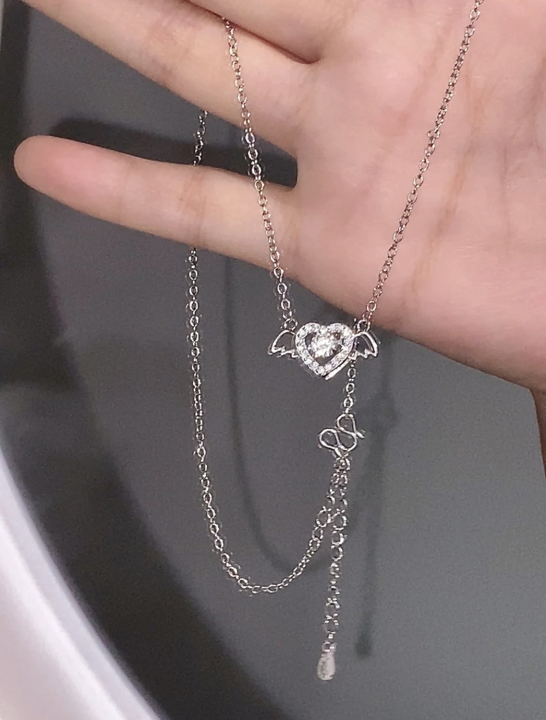 angel wing necklace tiffany