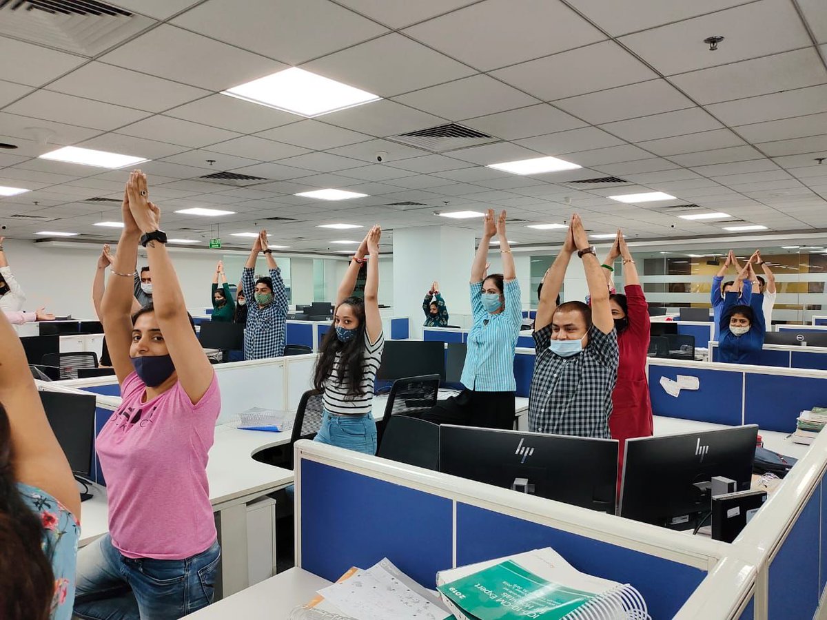 SpiritualYog's tweet photo. International Yoga Day 2022 we did Yoga sessions in 22 Different Corporate Offices in #noida  And #delhi  #yogaday2022 #spiritualyogashram #india #yogapractice #corporate #delhincr
https://t.co/mXh6LpoGHD https://t.co/HzjbtuGZ5Y