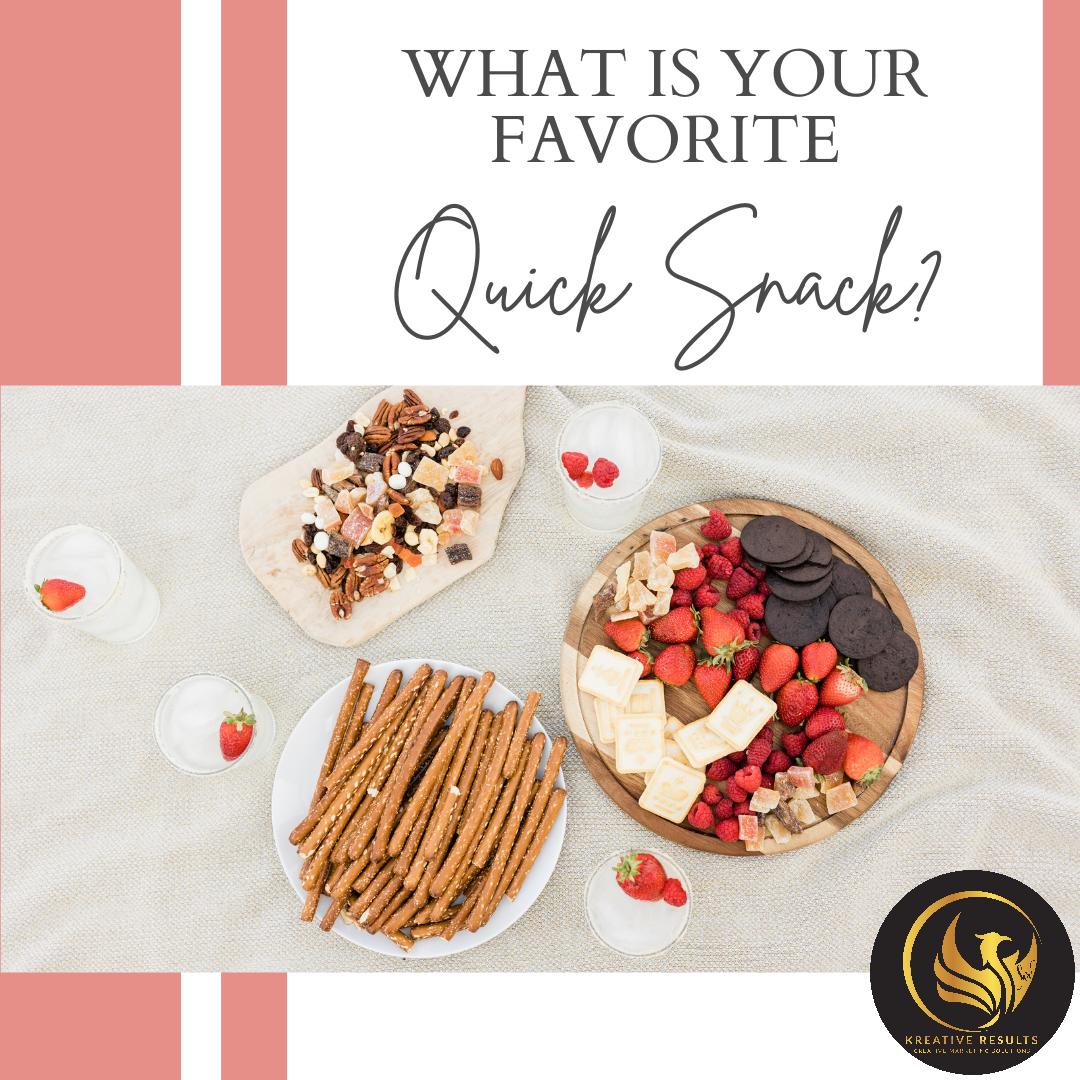 kemirock614's tweet image. Seems like I am always looking for a snack these days! I need a little variety. What's your favorite quick snack? #Hungry #snackilicious #alwayssnacking