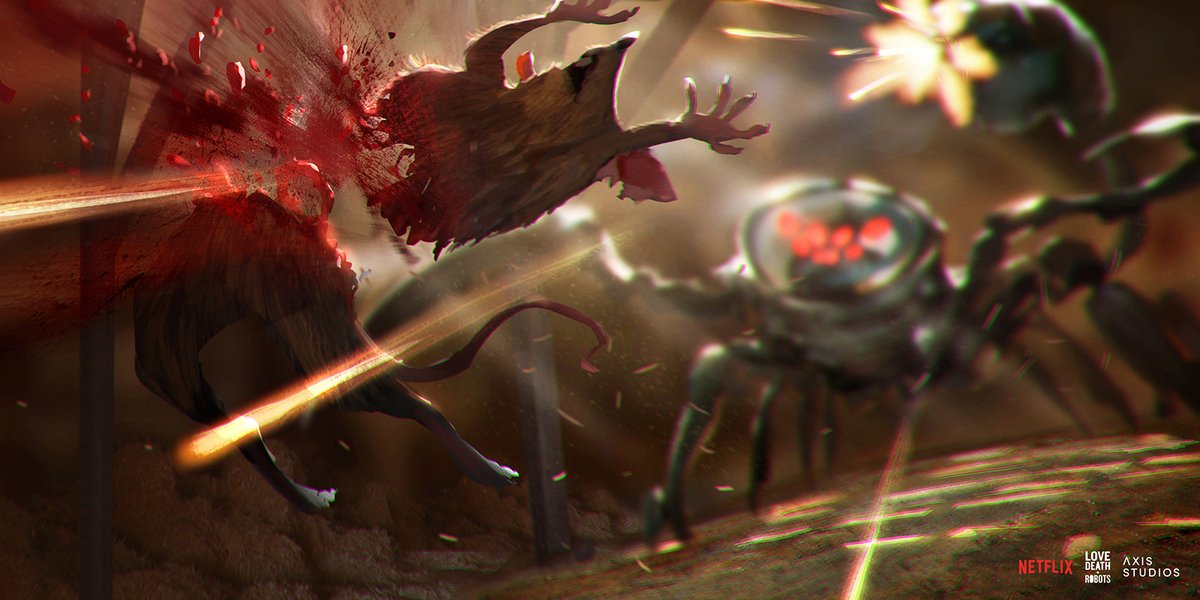 bram_sels's tweet photo. The wait is over, I can finally share some of the work I did on Mason's Rats! First up, some of the rat designs.
#ldr #lovedeathandrobots #axisanimation #blur #vfx #animation #cgi #art #vfxartist #cinema #digitalart #danimation #visualeffects #design #dart #render #Filmmaking https://t.co/CTURrdD13J