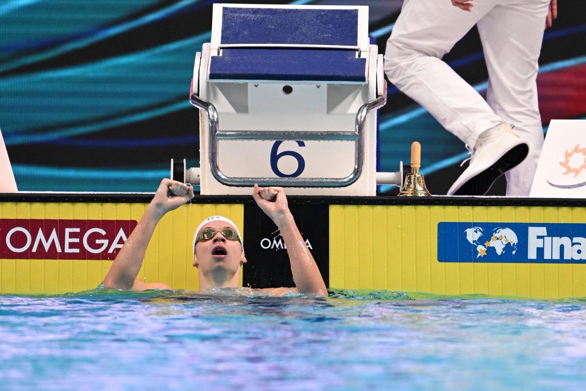FFN (@ffnatation) on Twitter photo #EnDirect #Budapest2022 #Natation
🔥 L’or pour finir ! 
Léon MARCHAND offre une fin de journée en apothéose à l’équipe de France en remportant la finale du 200m 4 nages en 1:55.22, nouveau record de France ! Deuxième titre et troisième médaille pour le Français 🥇🥇🥈Monstrueux👏🏼 #EnDirect #Budapest2022 #Natation
🔥 L’or pour finir ! 
Léon MARCHAND offre une fin de journée en apothéose à l’équipe de France en remportant la finale du 200m 4 nages en 1:55.22, nouveau record de France ! Deuxième titre et troisième médaille pour le Français 🥇🥇🥈Monstrueux👏🏼