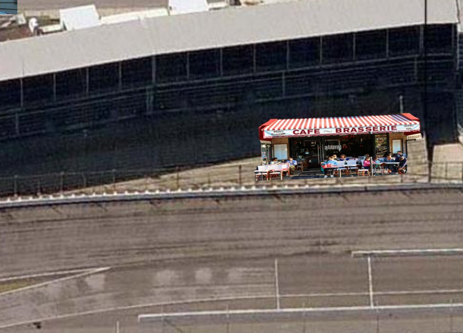 贵阳 (@markie_moose) on Twitter photo Hey <a href="/IMS/">Indianapolis Motor Speedway</a> it's a REALLY slow day at work so I thought up a solution for the empty space on the bottom of stand B.
You'll be able to sit people for $100 and charge $25 for expresso, Perrier and crossaints.
As it's French you would have to permit smoking and newspaper reading. Hey <a href="/IMS/">Indianapolis Motor Speedway</a> it's a REALLY slow day at work so I thought up a solution for the empty space on the bottom of stand B.
You'll be able to sit people for $100 and charge $25 for expresso, Perrier and crossaints.
As it's French you would have to permit smoking and newspaper reading.