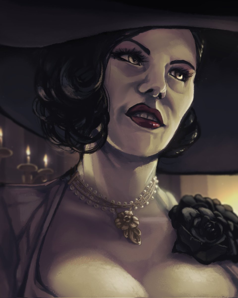 nellipset's tweet photo. Lady Dimitrescu fanart (Resident Evil 8) 😱
#ResidentEvil #RE8 #ladydimitrescu https://t.co/YdzsXa3XN2