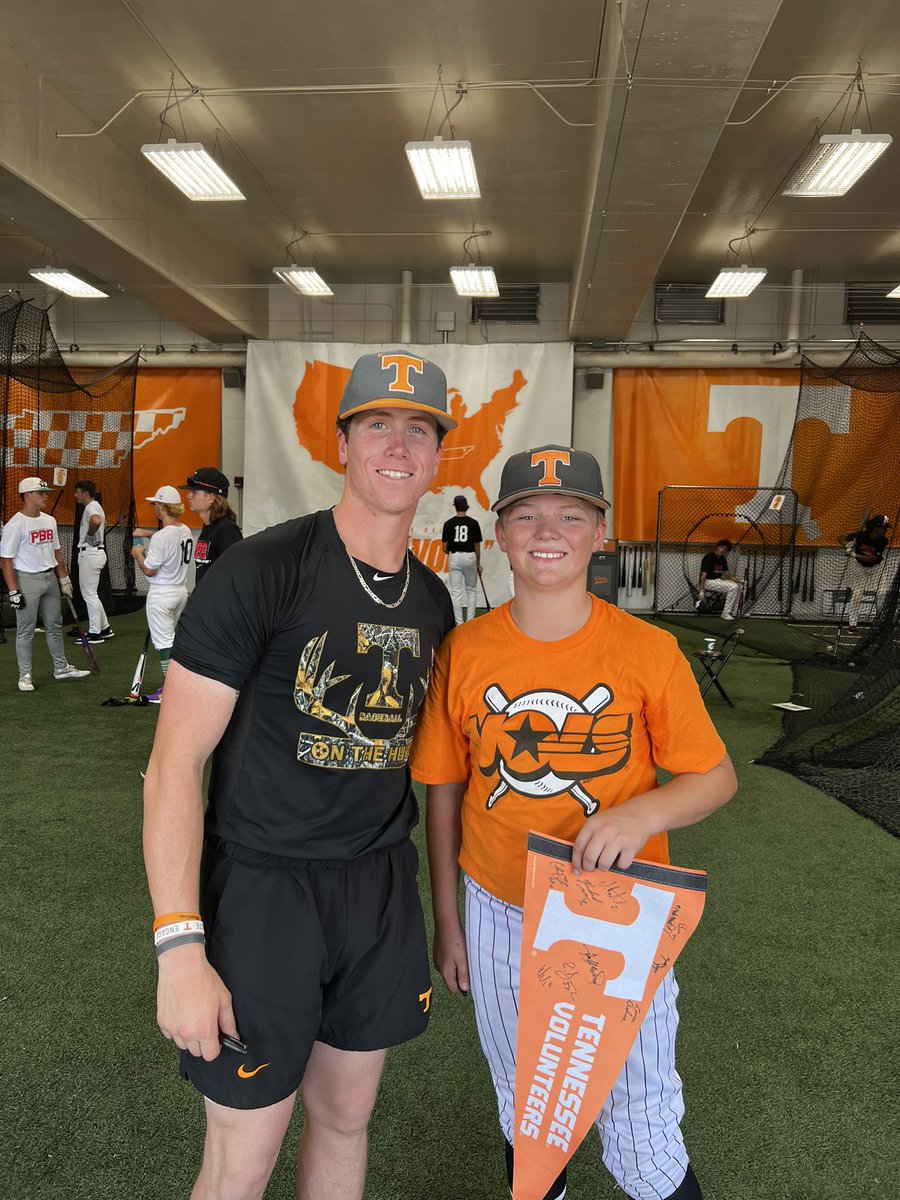 jdavidson4409's tweet photo. Cooper had a blast at camp this week!!! Thanks @Vol_Baseball https://t.co/XpFEkPGvCW