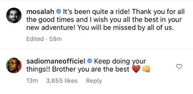 aman99ii's tweet photo. It’s hilarious to see Salah and Mane stans constantly go back and forth about the other player whilst their idols actually love each other 🤣 https://t.co/wAXW4wI62V