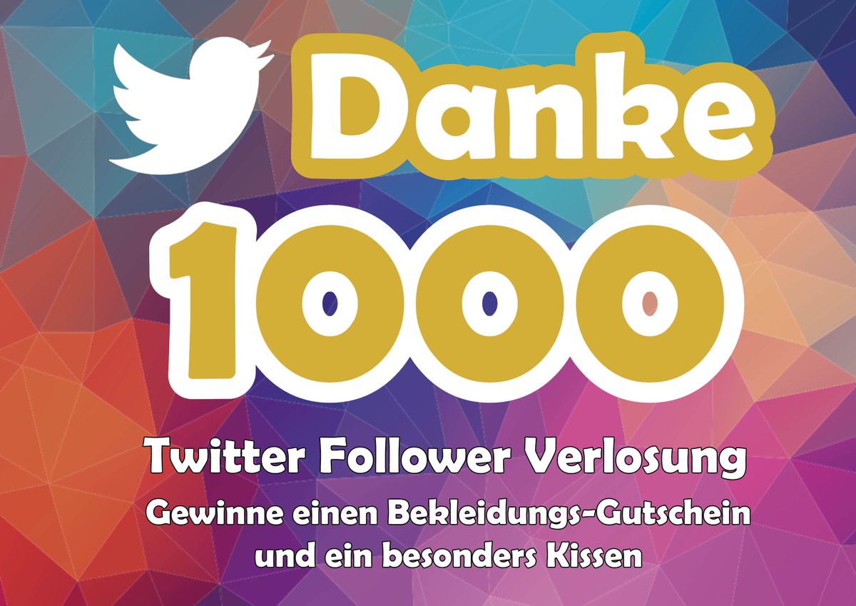 Wir sagen Danke zu 1000 Follower!
Da geben wir nur zu gerne etwas zurück, also könnt ihr etwas gewinnen.
Dafür müsst ihr

✅ liken und 📢teilen
#️⃣ kommentieren oder einen Beitrag mit
 #2pfoten schreiben