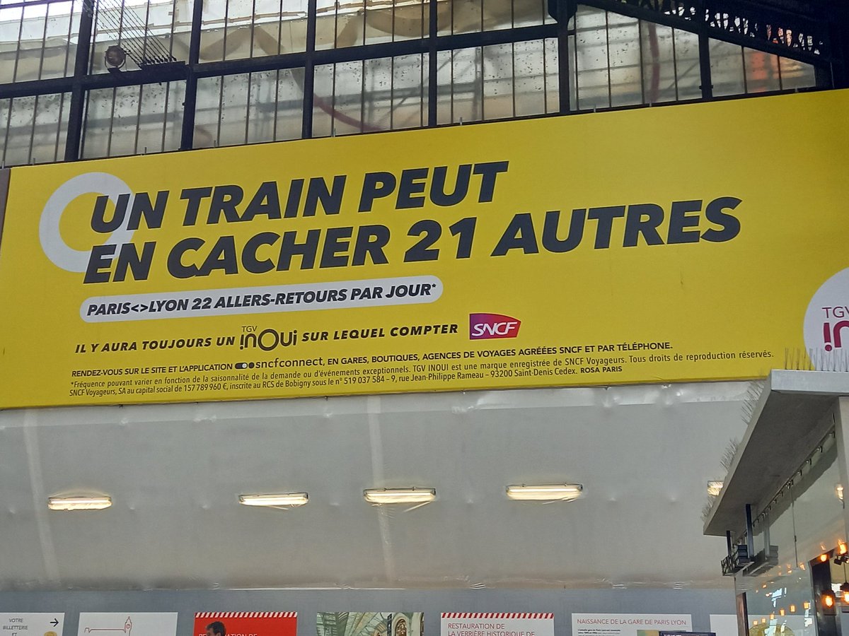 Oups plus de place ce soir pour rentrer à Lyon avec <a href="/SNCFConnect/">SNCF Connect</a>. Heureusement <a href="/trenitalia_fr/">Trenitalia France - Presse & Carrières</a> est là pour me ramener à la maison et en plus 2 fois moins cher sans abonnement. Merci !