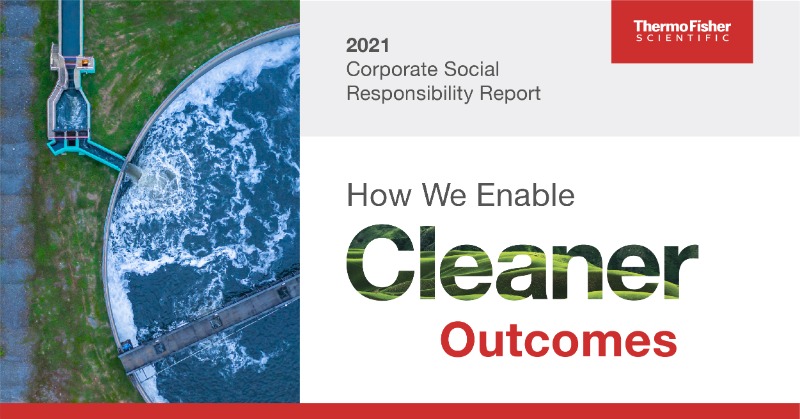 thermofisher's tweet photo. Our 2021 #CSRReport is live! Read how we are working to enable cleaner outcomes through efforts including our refrigerated incubators, which aid in the development of solid-state lithium batteries that have the potential to revolutionize electric vehicles.