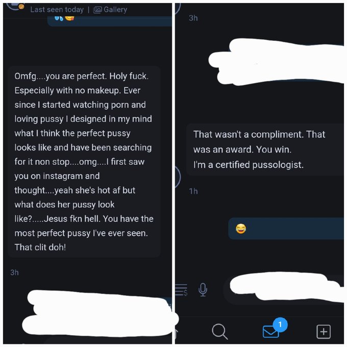 I won an award guys! Certification by a REAL pussy scientist pussologist 😲 I'm honored. Truly. Thank
