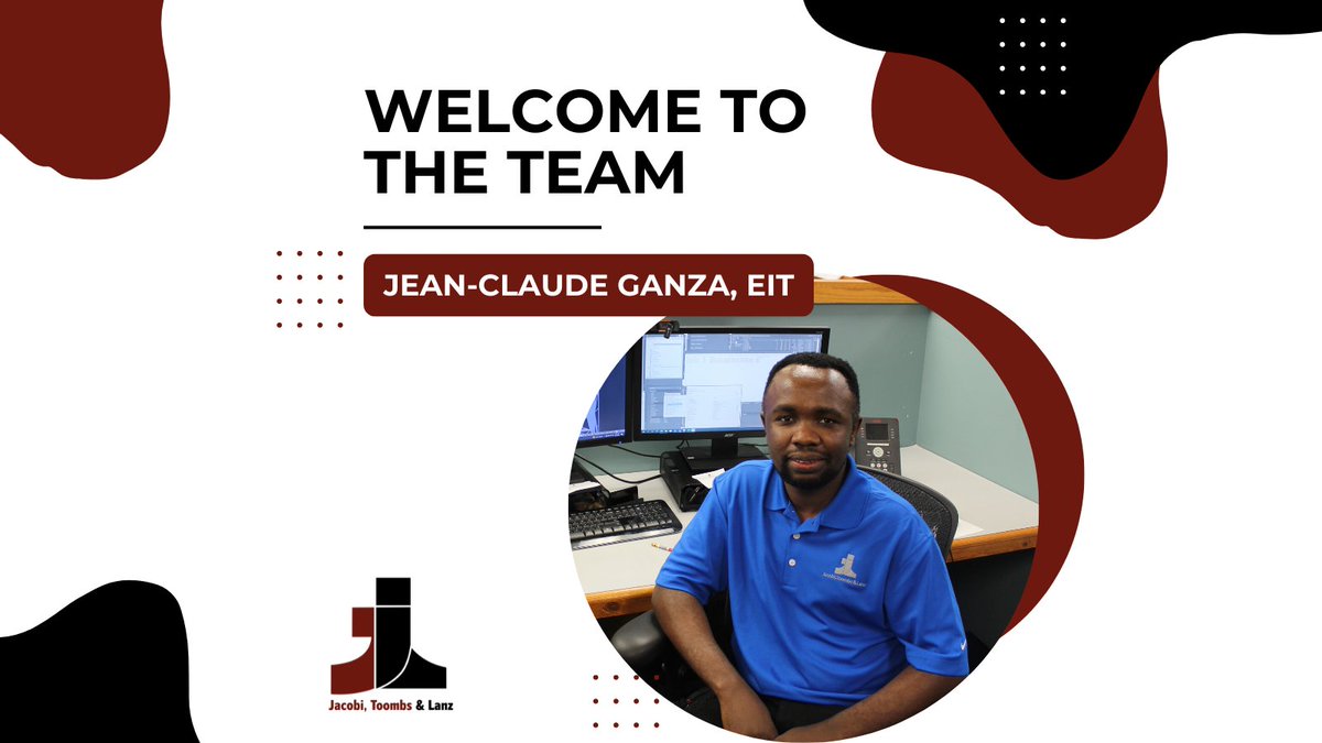 JTLengineering's tweet photo. JTL NEWS | JTL would like to welcome our newest EIT Jean-Claude Ganza to the team! 

Last year, Jean-Claude graduated with his masters from U of L and previously worked for KYTC. He is originally from Rwanda, Africa.

Welcome to the JTL family, Jean-Claude! 

#JTLengineering https://t.co/sOv1TeBh6q