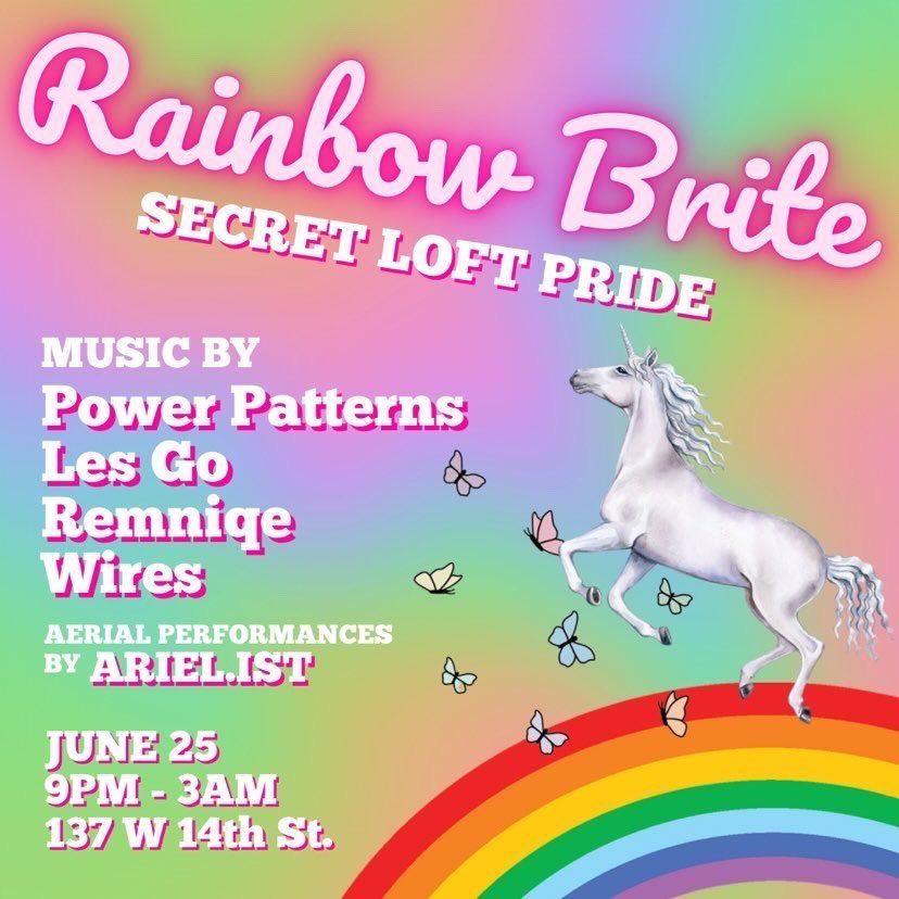 GET 🎟 TICKETS
eventbrite.com/e/336558303947

@SecretLoftNYC #PrideMonth #PrideParade #prideparty #LGBTQ #LGBTIQ #gaypride #NYCPride2022 #NYCPride2022