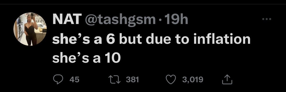 RichLux713's tweet photo. She’s a 6 twitter trending. People have a lot to say 

👇👇👇👇

#shesa6 #shesa #shesa10 #shesa10 https://t.co/QBHajAexQH