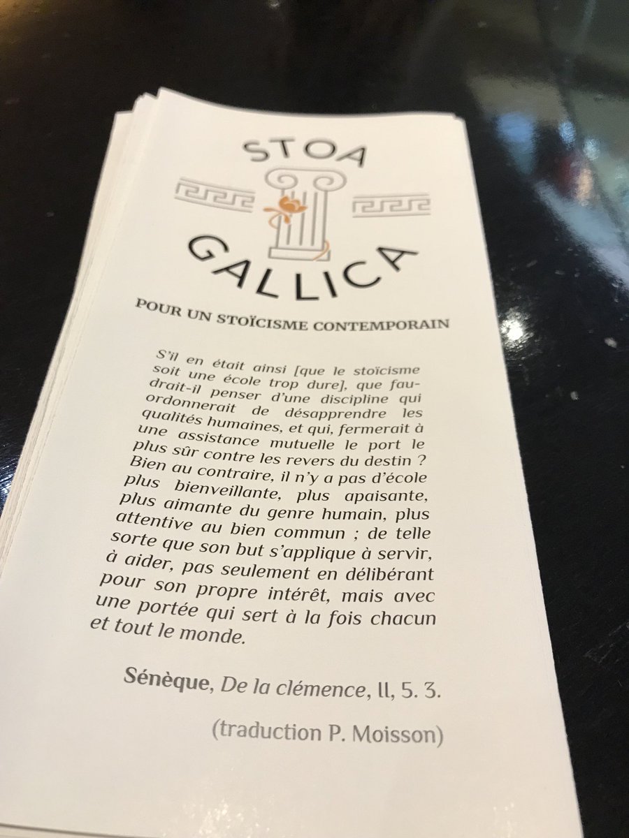 Nous démarrons la 1ère rencontre stoïcienne à Bastille…

#stoicisme #caféphilo ⁦@StoaGallica⁩