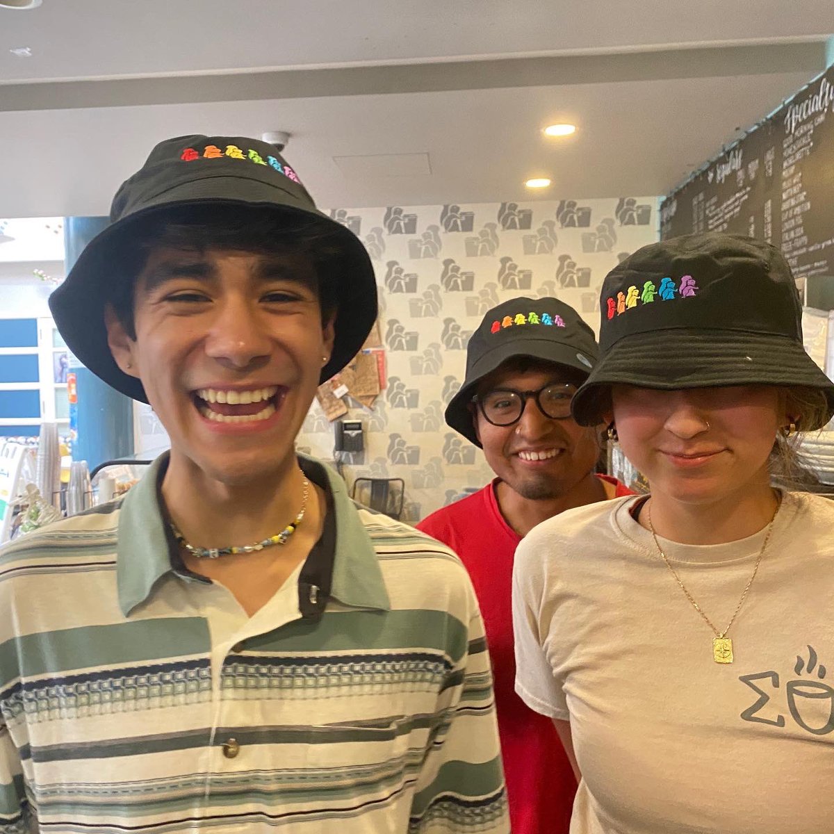 chaüs x Rice PRIDE bucket hats 🌈 
the collab of the summer, with all profits going toward the <a href="/MontroseCenter/">the Montrose Center</a>