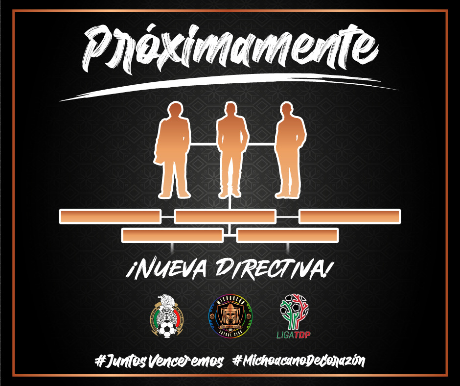 ¡Estamos trabajando para tener a los mejores en el club! 🏆⚽

En los próximos días haremos el anuncio de quienes conformarán la nueva directiva, personas capaces, honestas y con una gran trayectoria dentro y fuera de las canchas. 🤩🥅

¡Gracias por su apoyo!🖤🧡🤍
