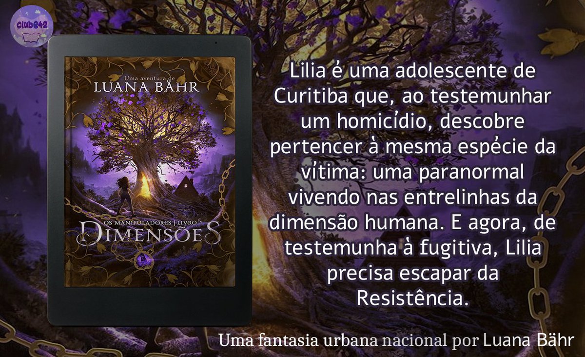 📌Fantasia urbana nacional, venham conhecer!  

📖Dimensões | Os Manipuladores: Livro 1, por <a href="/Luanabahr/">Lua Bähr</a>. Sinopse completa no fio.

🛒Edição física: linktr.ee/luanabahr
🛒eBook gratuito para leituras para assinantes do Kindle Unlimited: amzn.to/3OxvOc9