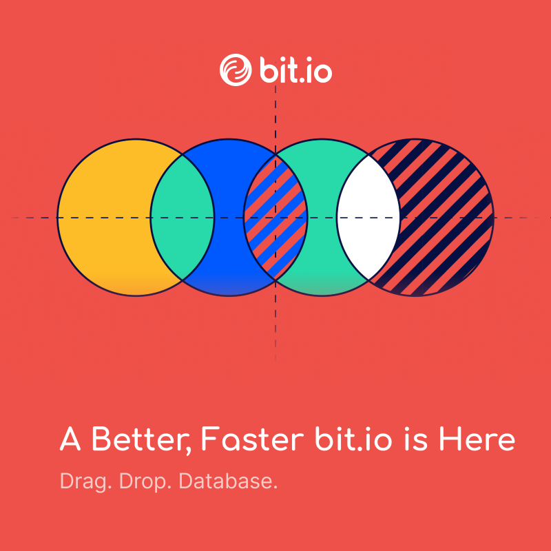 bitdotioinc's tweet photo. 📢 We've made some big changes! @bitdotioinc is better and faster than ever. Create a database, upload data, share with collaborators, and start running queries in seconds. And it works with all your favorite Postgres-compatible tools.

Learn more 👇