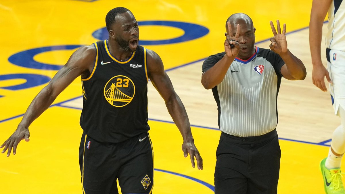 Wild Stat of the Day: Draymond Green (<a href="/Money23Green/">Draymond Green</a>) is $5,876 away from racking up $1 million in total career fines. 

Wild 🤯

(H/t: <a href="/LegionHoops/">Legion Hoops</a>)