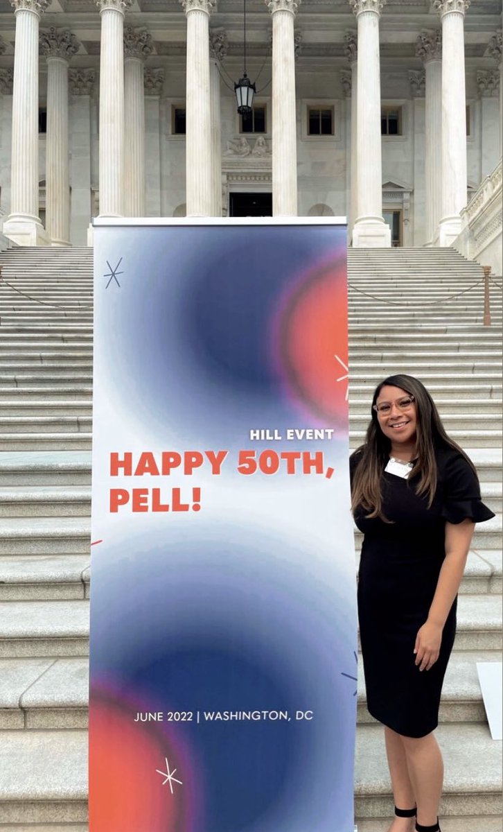 Today #PellTurns50! As a first-gen college grad, I know firsthand the impact that Pell has had on making college a reality for me. We must continue to invest in Pell so that postsecondary education can be accessible to all students, regardless of socioeconomic background.
