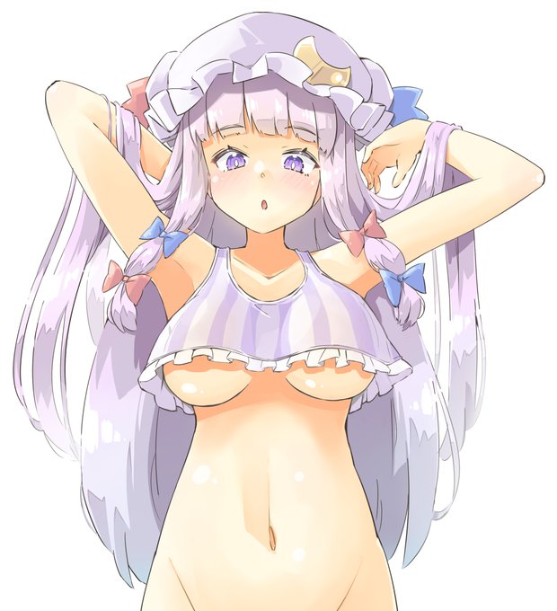 夏服パチュリー(修正Ver.
(下着みたいだと苦情を受けたので修正してみました) 