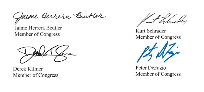 These Members of Congress are among those advocating for <a href="/BOEM/">Bureau of Ocean Energy Management</a> to engage actively with the commercial fishing industry in decision-making around West Coast offshore wind projects. Thank you to <a href="/RepSchrader/">Rep. Kurt Schrader</a>, <a href="/HerreraBeutler/">Jaime Herrera Beutler</a>, <a href="/RepDerekKilmer/">Rep. Derek Kilmer</a> &amp; <a href="/RepPeterDeFazio/">Peter DeFazio</a>! <a href="/SeaHarvesters/">Seafood Harvesters of America</a>