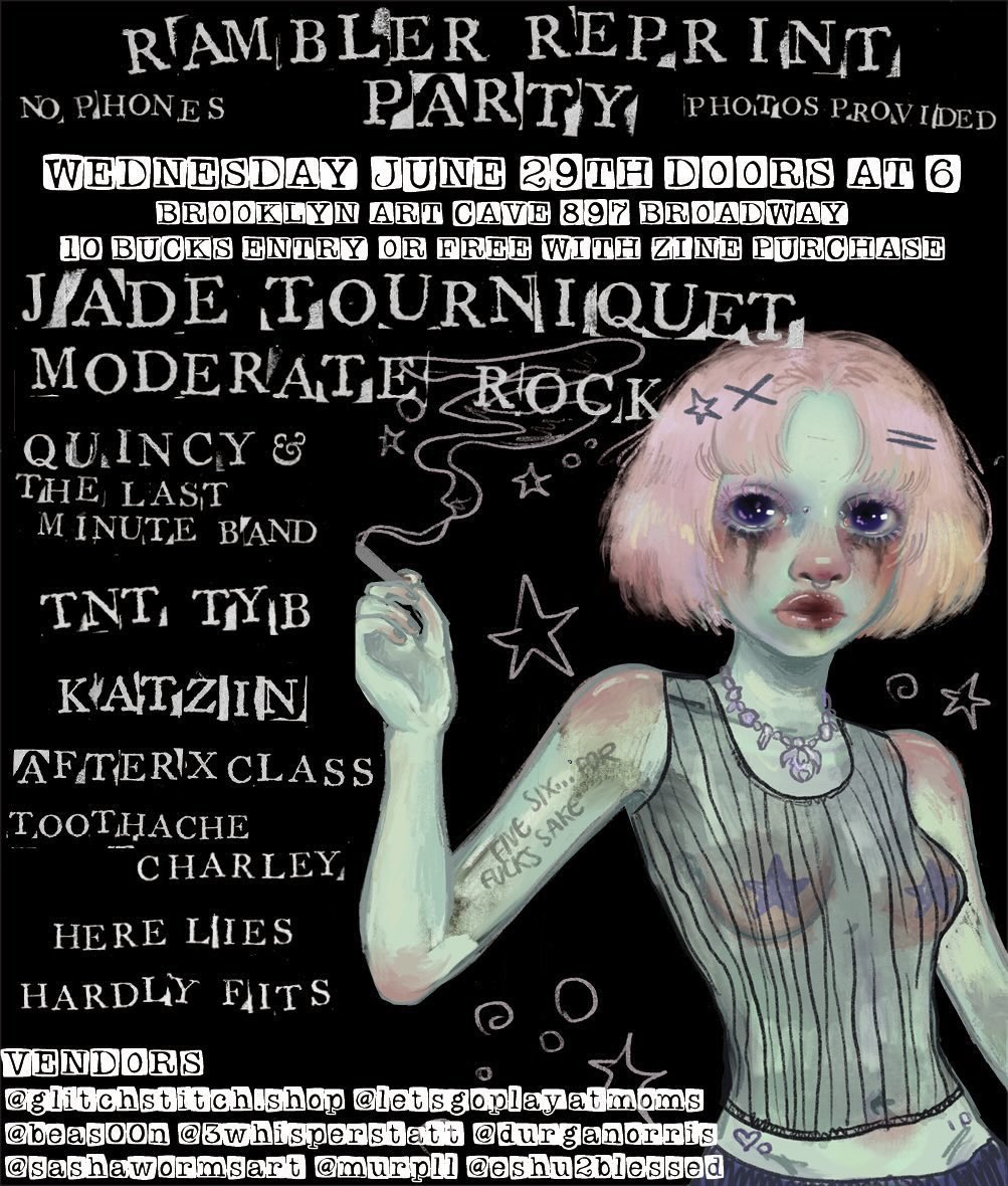 Show in Brooklyn next week! If ur near by turn up!