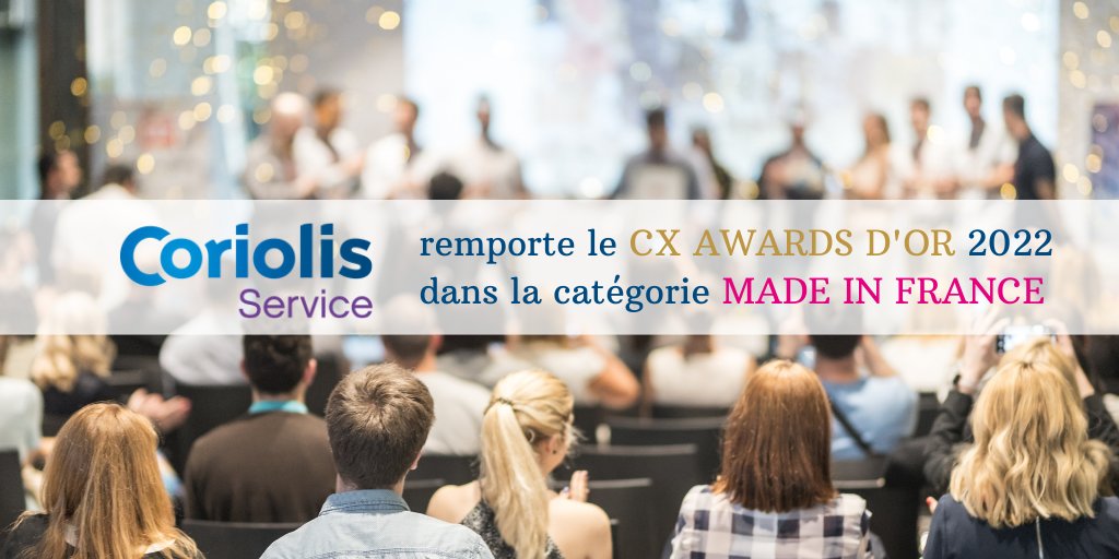 [#Récompense] 🏆 <a href="/CoriolisService/">Coriolis Service</a> est récompensé par @RelationClientMag du #CXAwards d'or 2022 dans la catégorie #MadeinFrance pour son initiative innovante en télétravail dans les zones rurales, avec Coriolis@home  👏
👉 coriolis-service.fr
#CXAwards #MadeInFrance #RSE #QVT