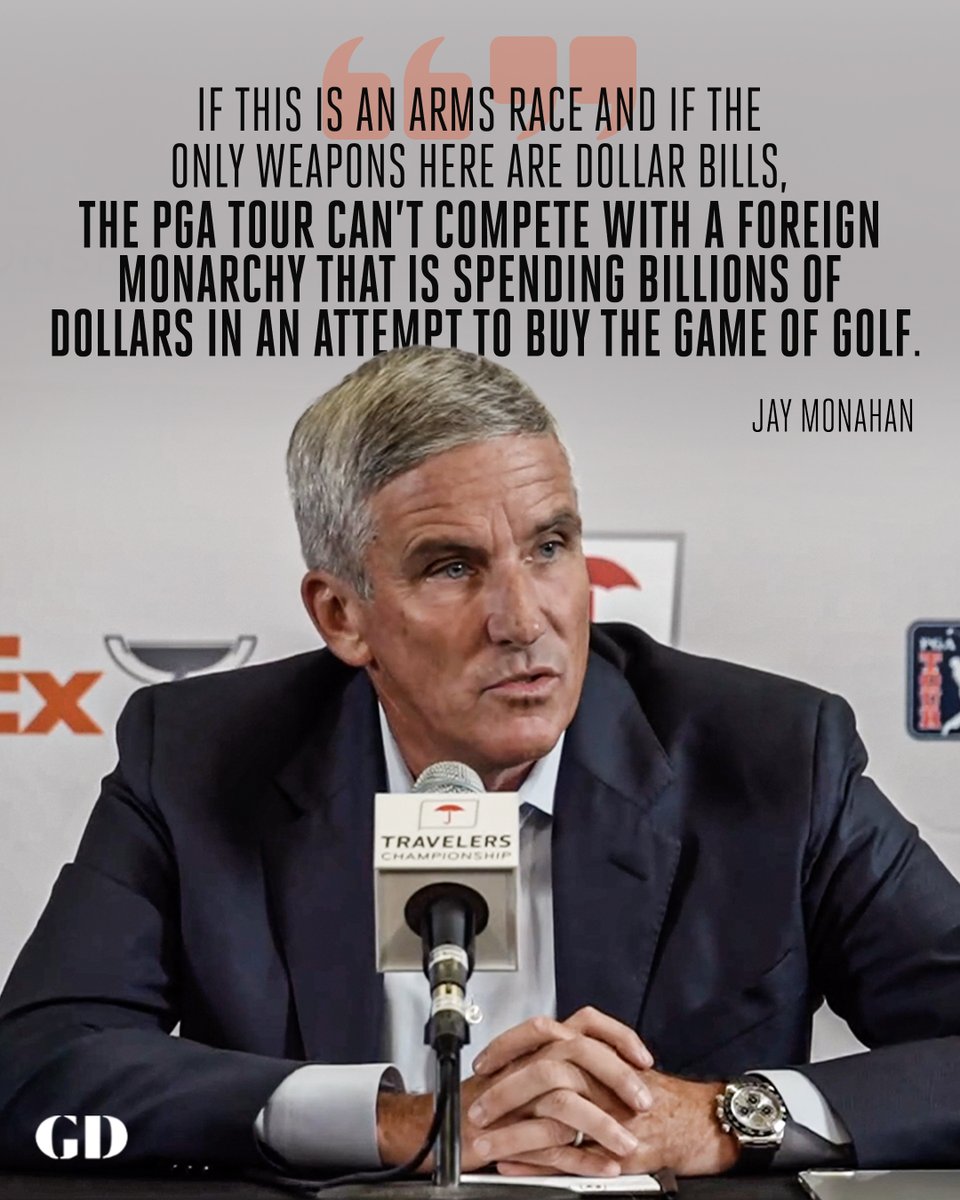 The PGA Tour Commissioner has spoken.