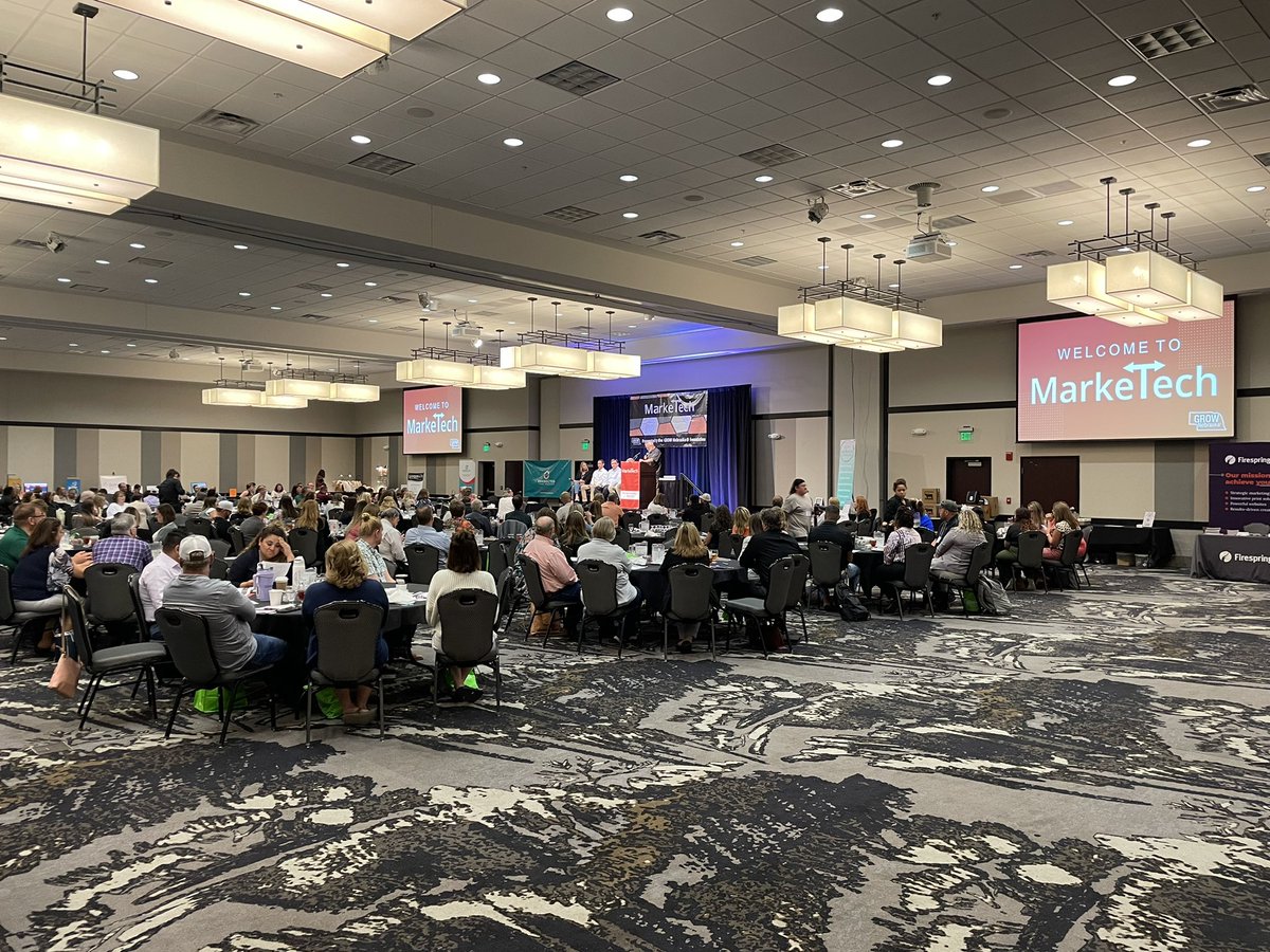 growneb's tweet photo. Welcome to MarkeTech 2022! We have so many AMAZING individuals and businesses that are here ready to network, connect, and GROW!🤓🧡
Tell us your favorite part of MarkeTech in the comments! ⬇️
#marketech #GROWNE #NENonprofit https://t.co/1eb1idQLfO