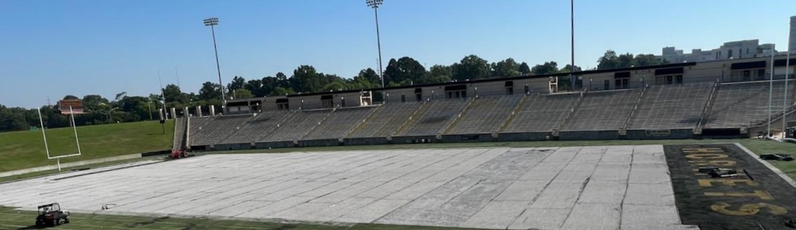 BamaStateSports's tweet photo. Who's ready for football?!? 

Our ASU Stadium turf is currently getting an uplift as we prepare for a great upcoming season!

Do you have your tickets yet? If not, secure them today! https://t.co/cVn1zhVX4Y

#SWARMAS1 https://t.co/wZw4mkPmCd