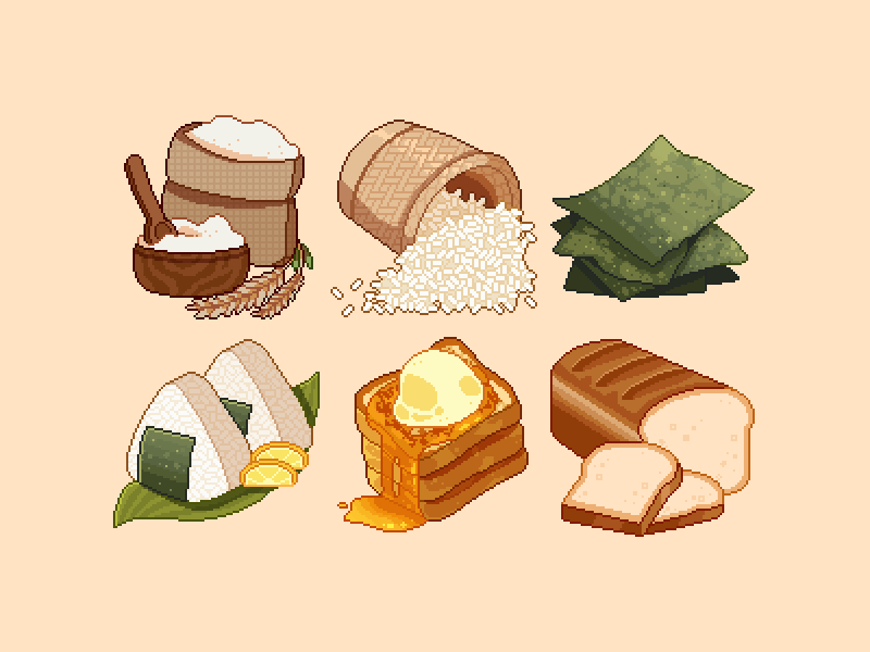 bloomoodles's tweet photo. I LOVE LOVE LOVE PIXELING FOOD #pixelart #paintedrelics https://t.co/MxLNx0rpmo