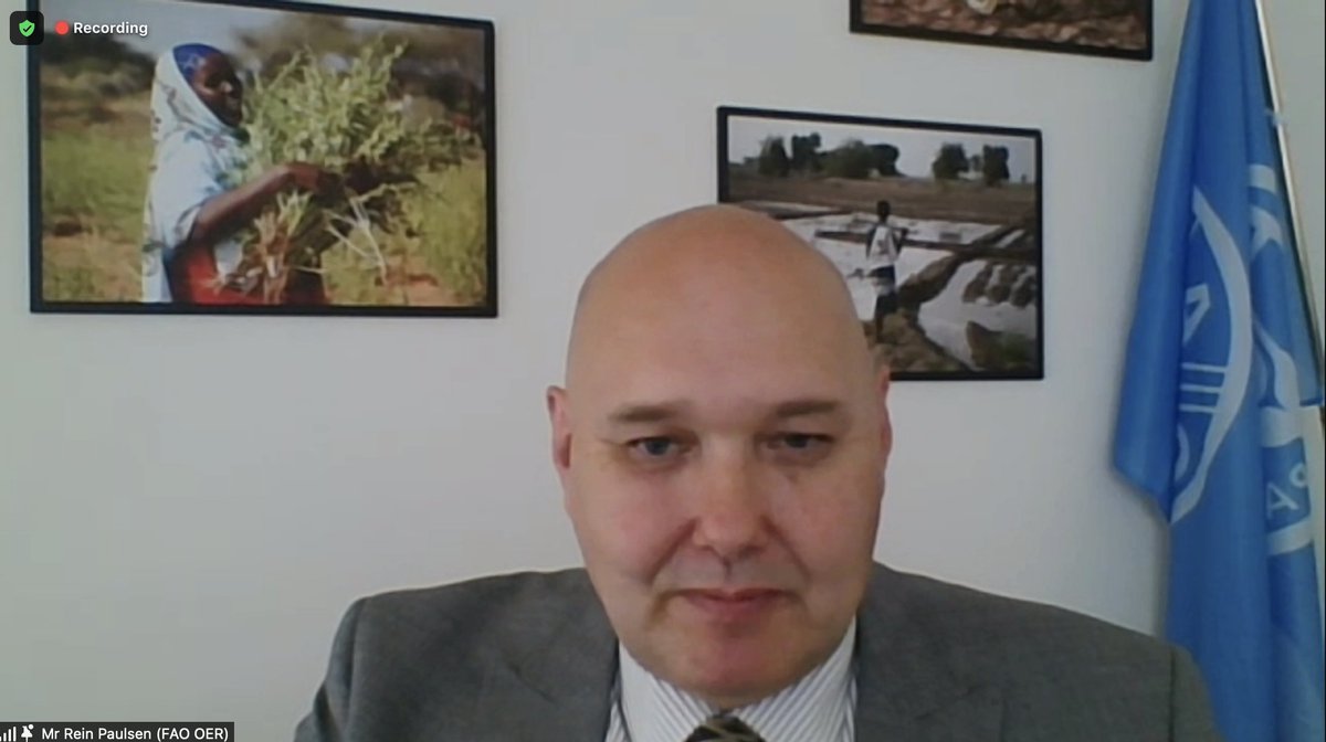 FAONewYork's tweet photo. 'Rural livelihoods – farming &amp; livestock production – are key centres of gravity.

Yet just 8⃣ % of humanitarian funding to the food security sector is going to emergency agricultural interventions.

2⃣/3⃣ of people, 8⃣ % of funding'

~ @reinpaulsen at #ECOSOCHAS side event https://t.co/BZxjI3S7GR