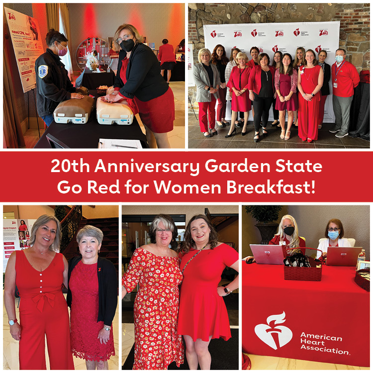 AHANewJersey's tweet photo. We're having a blast at the 20th Anniversary Garden State Go Red for Women Breakfast! We're celebrating 20 years of life-changing impact. Two decades of health, life, women and memories! #LifeisWhyNJ #NJGoRed https://t.co/3yqtU59FmJ