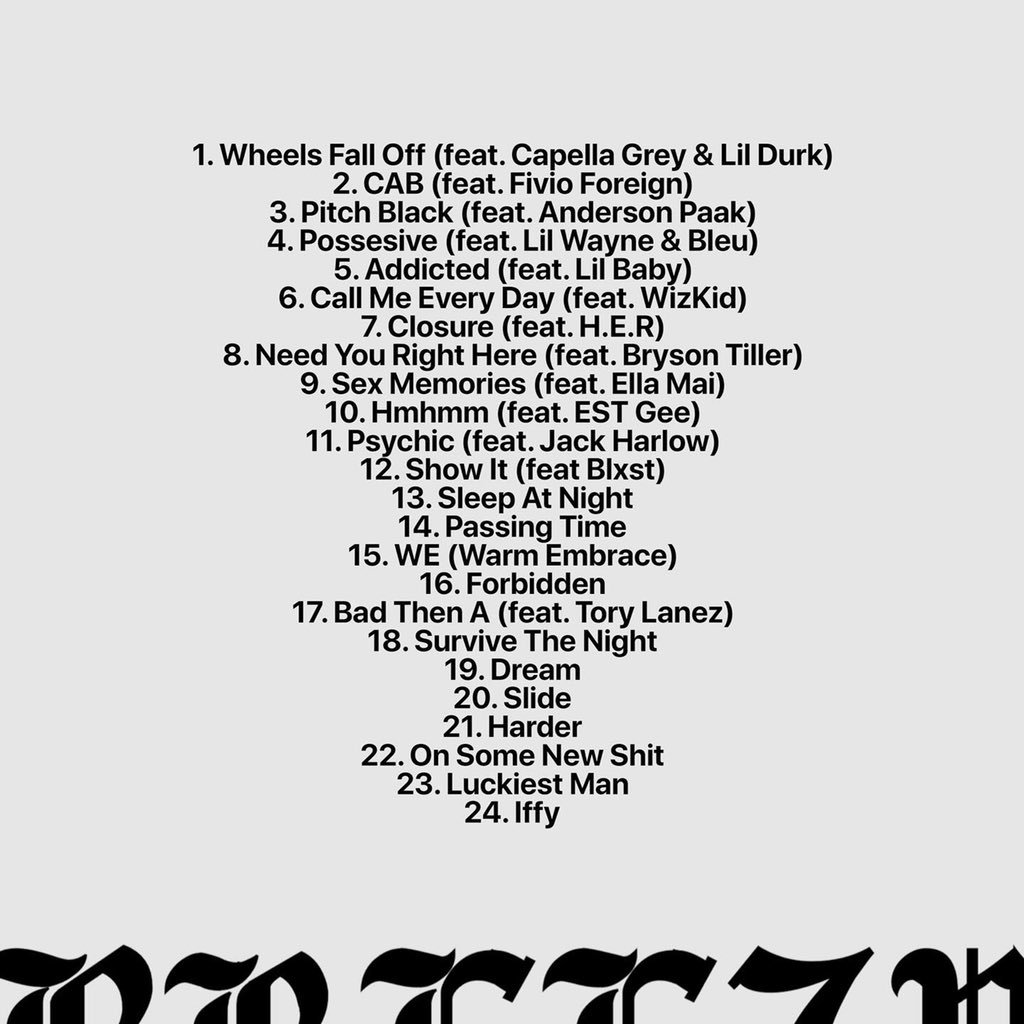 BreezyRelated's tweet photo. 🚨 ‘BREEZY’ OFFICIAL TRACKLIST 🚨 https://t.co/y9QIa1r3yC