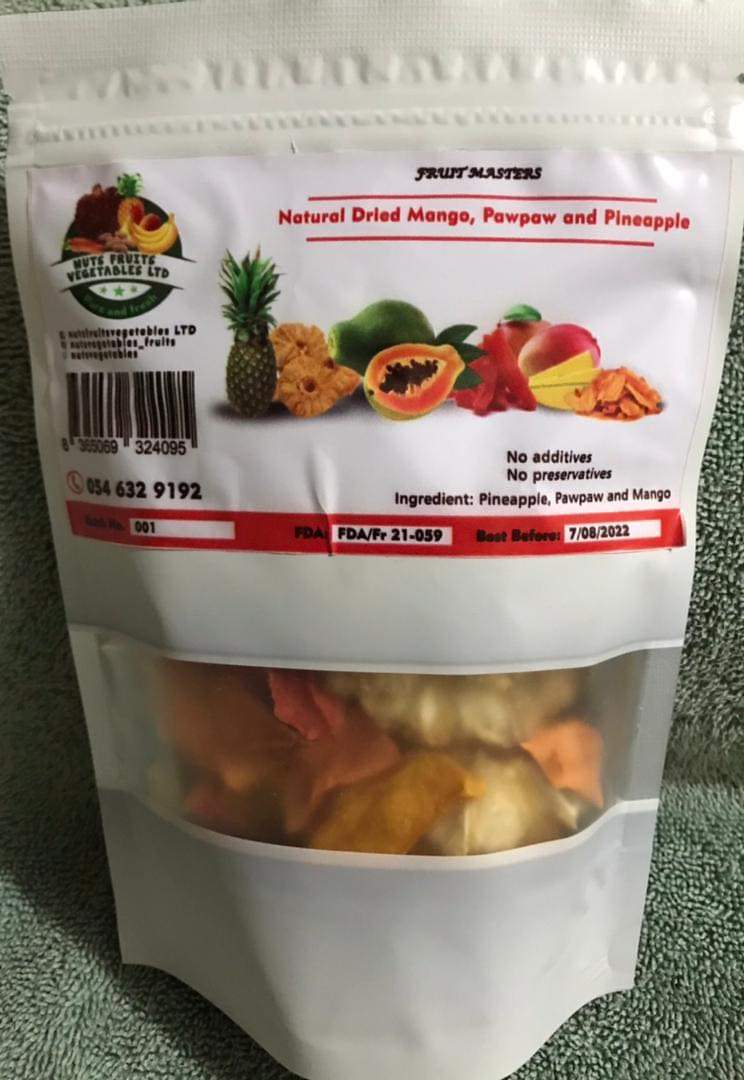 AdoleyCecilia's tweet photo. @gyaigyimii @NutsVegetables we produce Natural dried Mango, Pawpaw pineapple and coconut chips . 
You can contact us 0546329192 . 
 We can deliver within Accra . https://t.co/eibycgfyi0