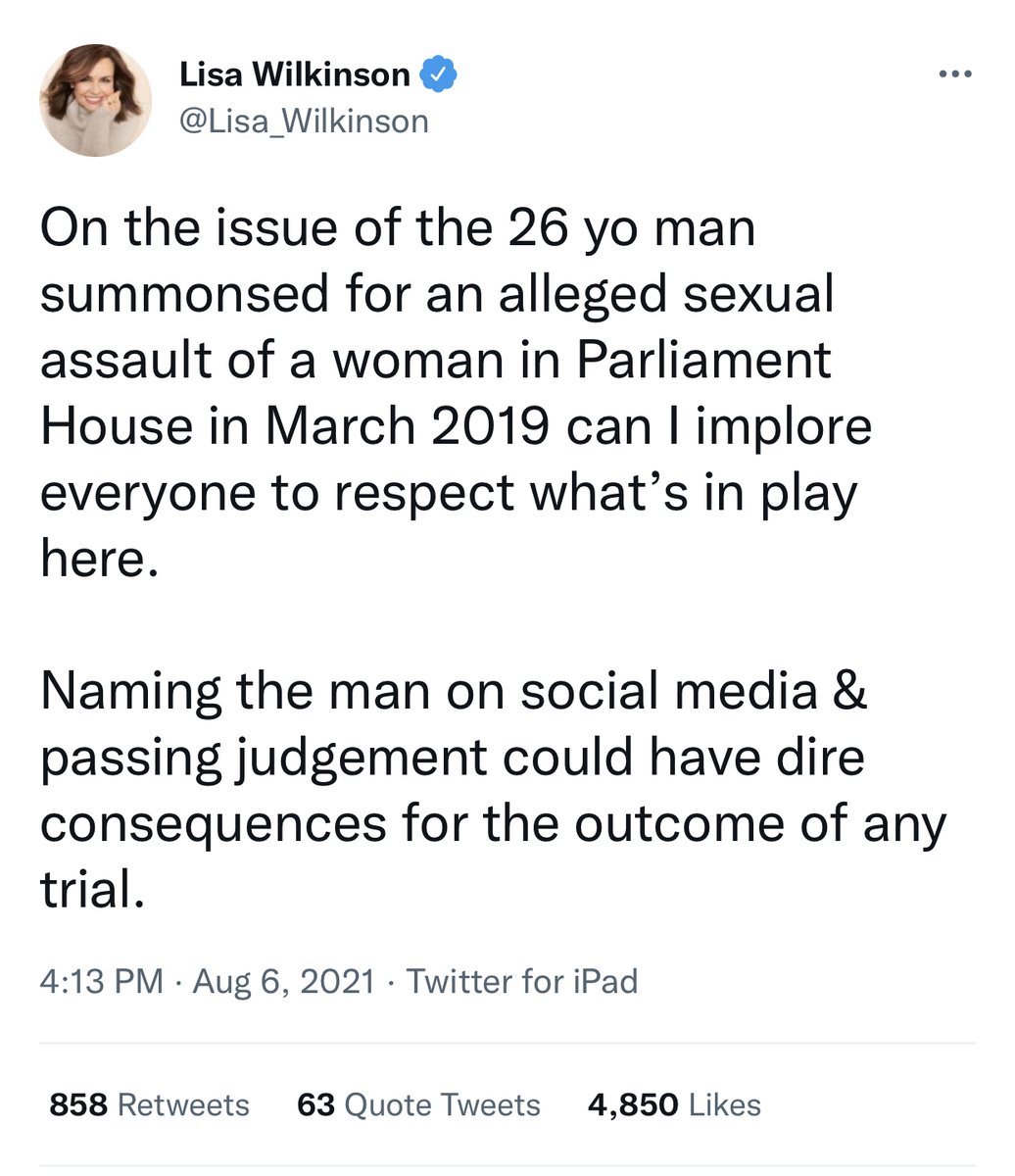 ScientificNinja's tweet photo. This is Alanis Morissette levels of ironic. #LisaWilkinson https://t.co/77a1i8PCqu