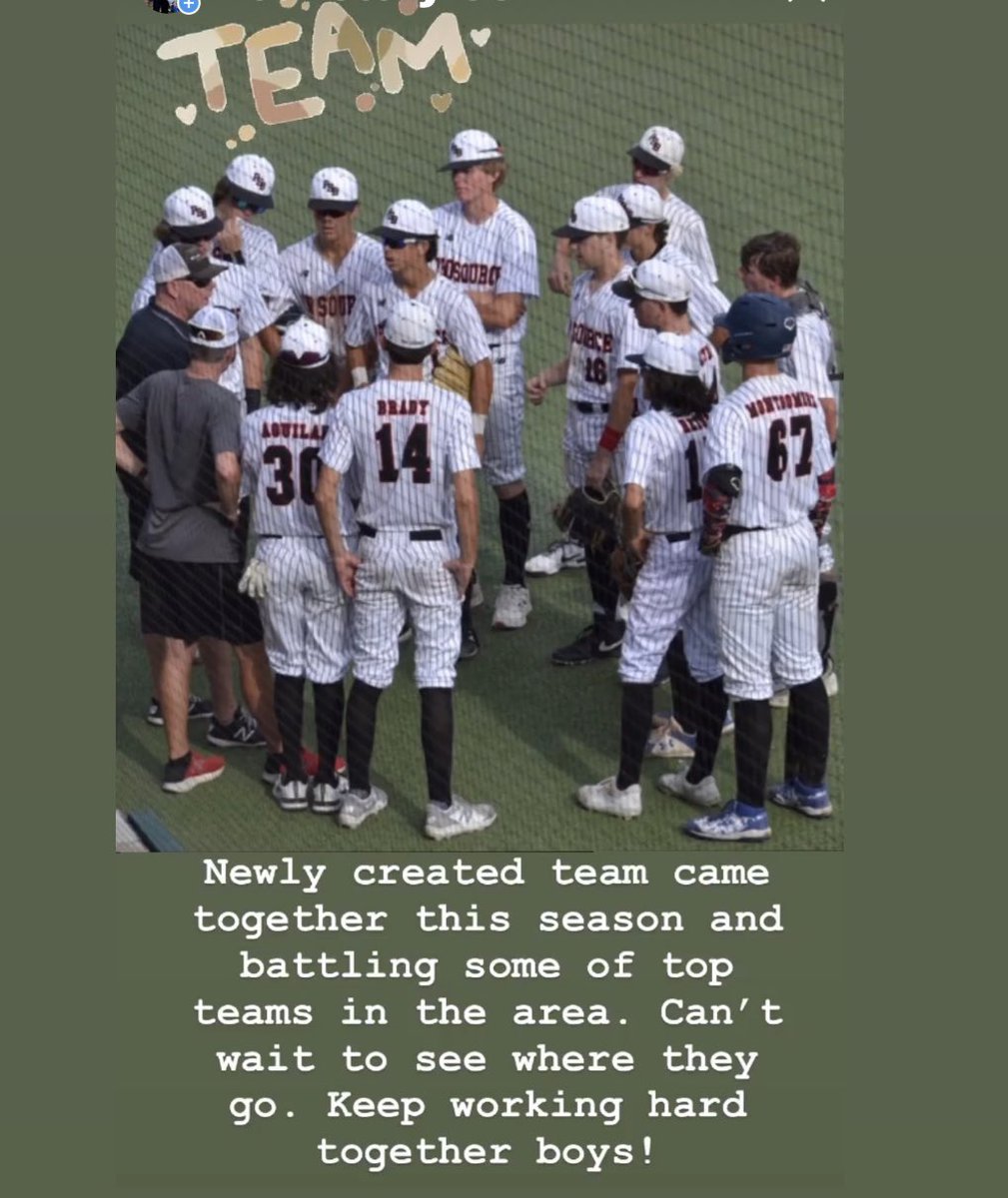 MeliaMitchell's tweet photo. Just getting started. Keep working and grinding together every day boys! Do what you love and good things happen. 2025s #believe #battle #team #challenge #grow #grind #allasone #PSbaseball
@prosourceteam
@BKAgamennone
@cole_r_mitchell https://t.co/2mYs99J6VE