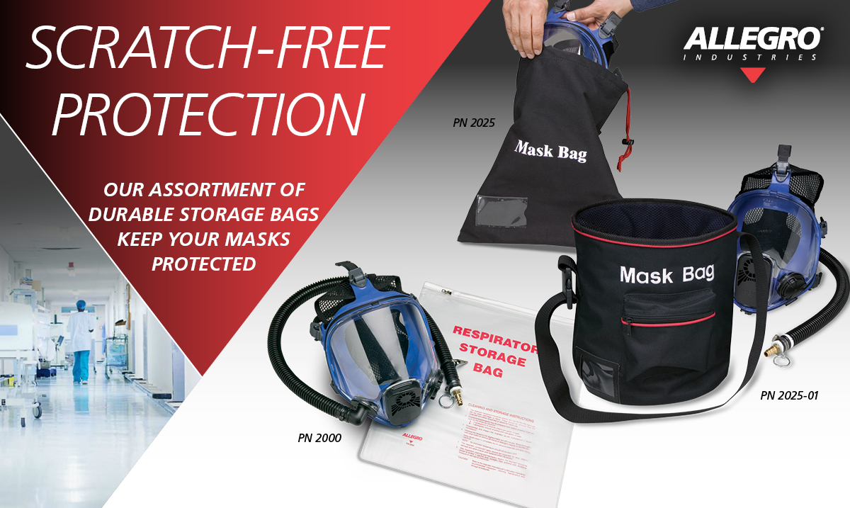 AllegroInd's tweet photo. Keep your respirators safe with our selection of durable storage bags! | https://t.co/D7wpiHt3dF
#respiratory #storage #ppeprotection #allegroindustries #allegrosafetyequipment https://t.co/4B5AQQyMv3