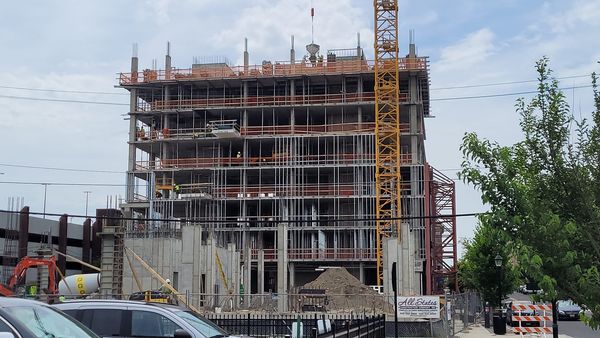 Making history in downtown Salisbury. The first building with an 8th floor in Wicomico County!