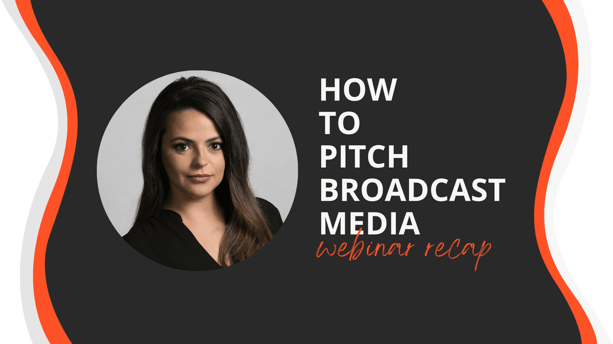 AgilityPRS's tweet photo. How to pitch broadcast media: Secrets from a former TV journalist. 

If you don’t have an hour to watch @CelenaTweets's webinar, you’re in luck—we’ve assembled some of the highlights for you! https://t.co/aP8nxYQosi https://t.co/hOw50lF0BD