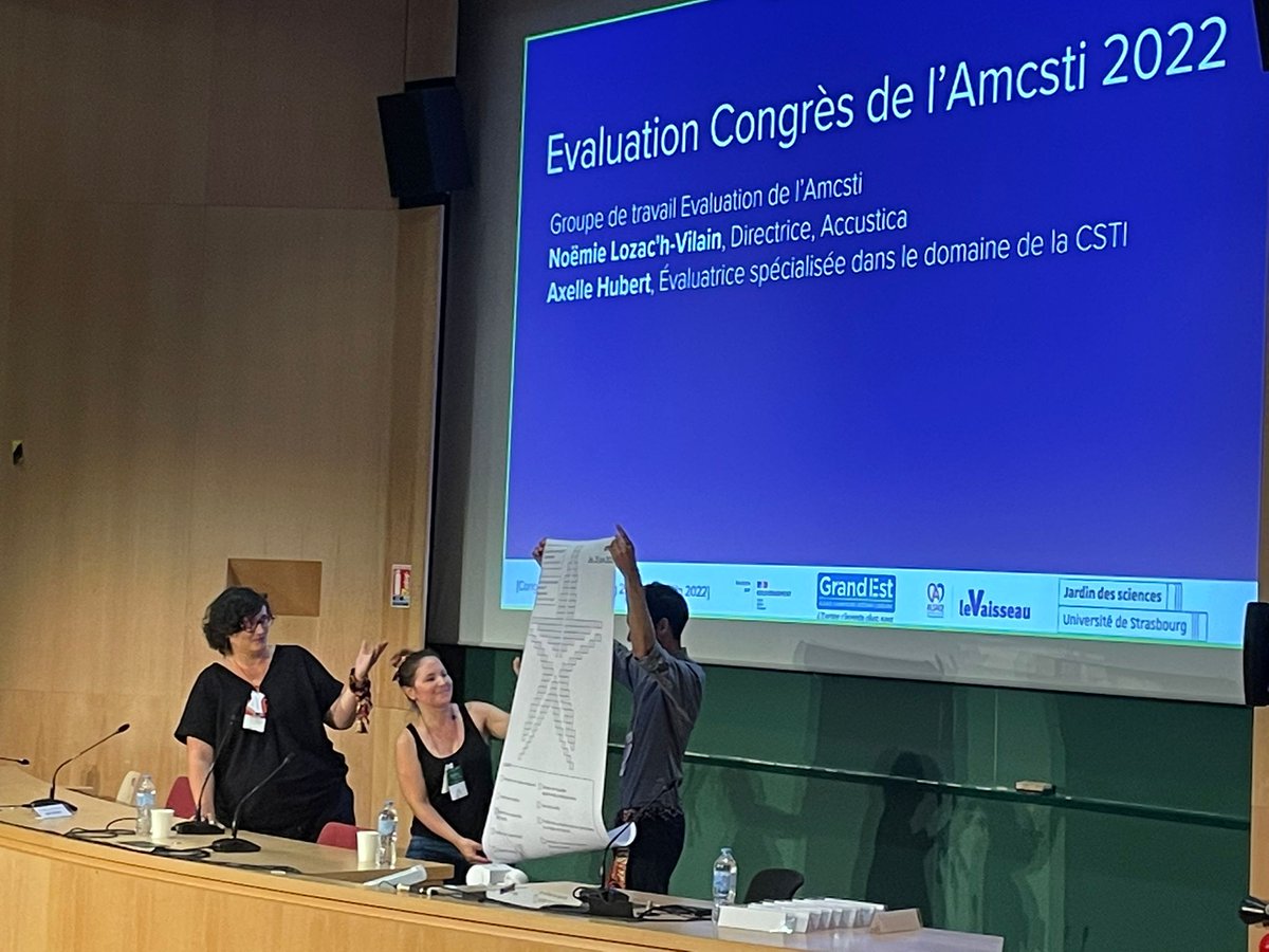 Amcsti's tweet photo. 📢#Rimender Surtout n'hésitez à participer au projet visant à évaluer le Congrès #Amcsti2022 du Groupe de Travail Évaluation de l'Amcsti !
Ils investissent le patio 😊 https://t.co/4Q0YDitQDA
