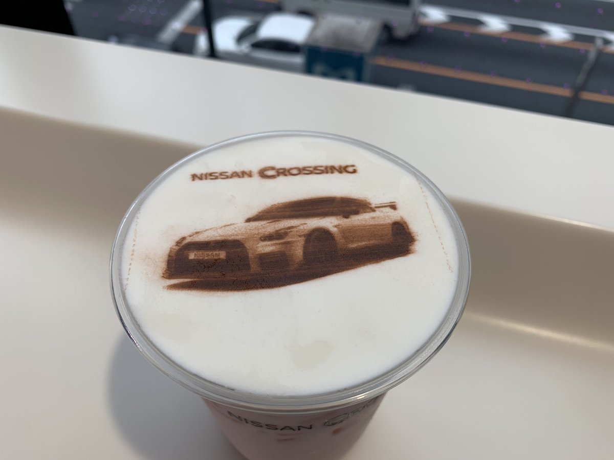 Abbie_Studio's tweet photo. GT-R NISMOマキアート
ザギンで休憩
#NISSAN #CLOSSING #cafe https://t.co/HFx0BTpHeF