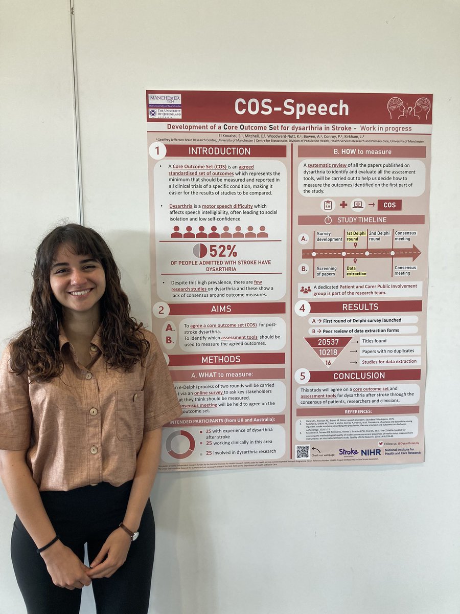 Our poster at the GMNISDN Annual Stroke Conference! Good to have such an event to spread the word! #GMNISDNConf22 #Stroke #Dysarthria